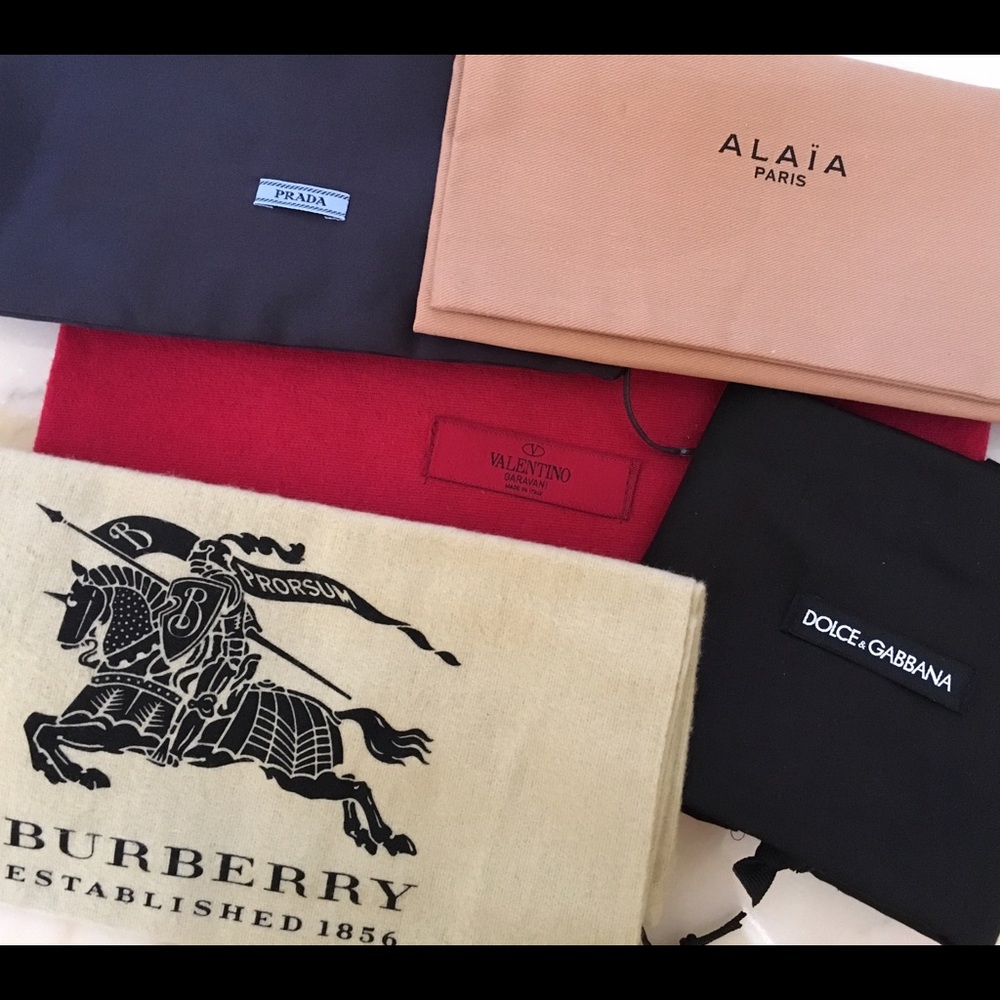 Various Designer Dustbags